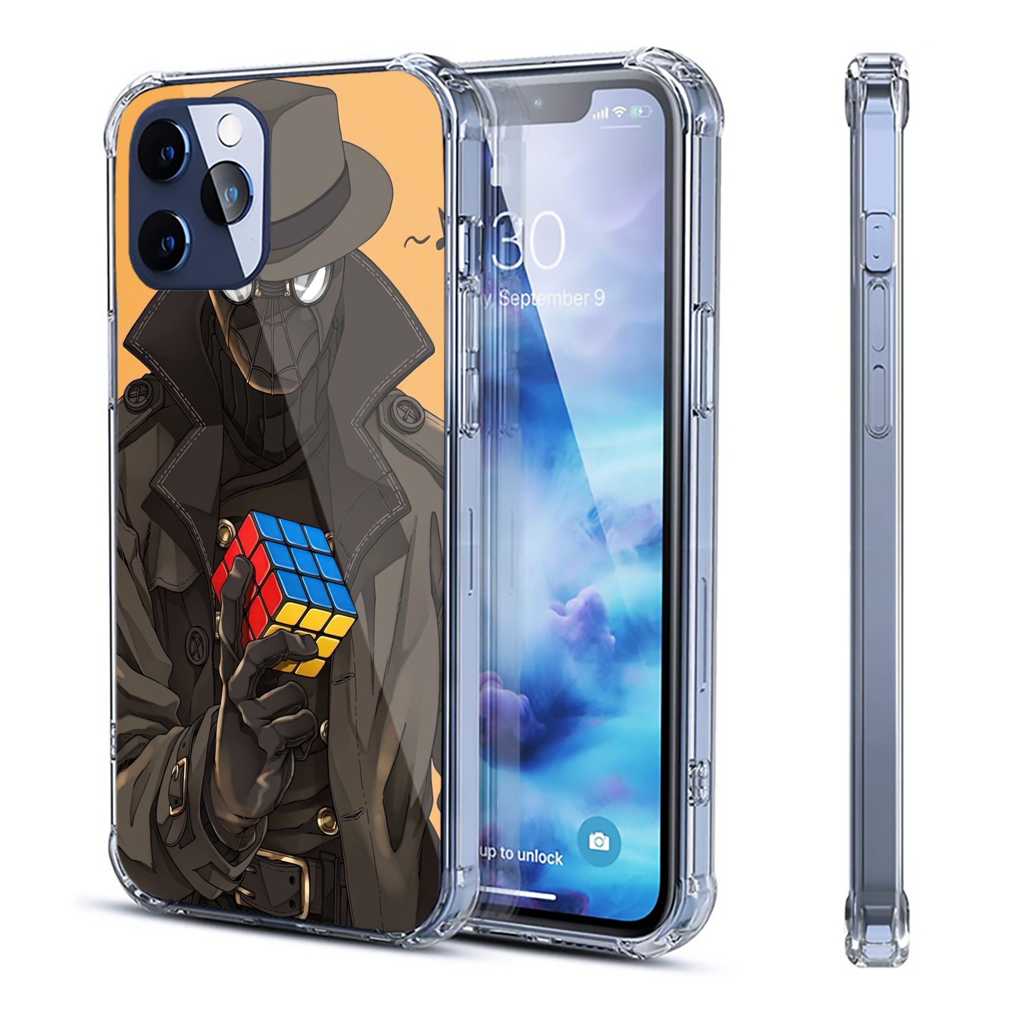 （画像用） Spider Man スパイダーマン 【iPhone 12シリーズ対応】透明スマホケース（クリアソフトケース）